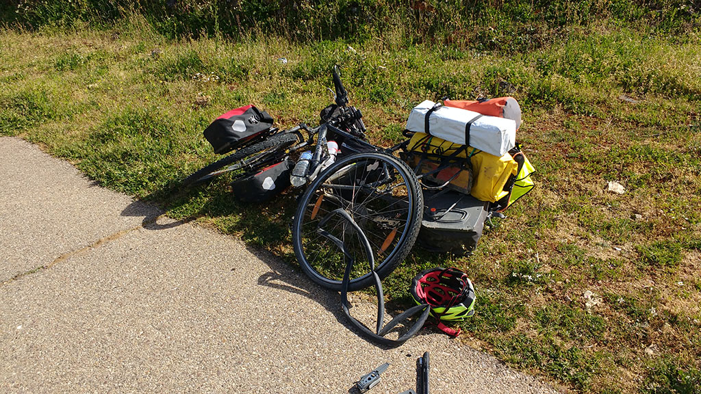 Herramientas para un viaje en bicicleta